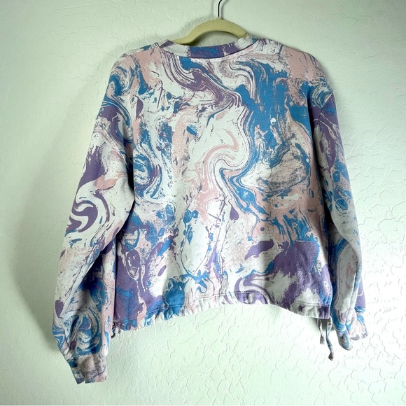 H&M girls tie die drawstring sweater - Picture 5 of 5